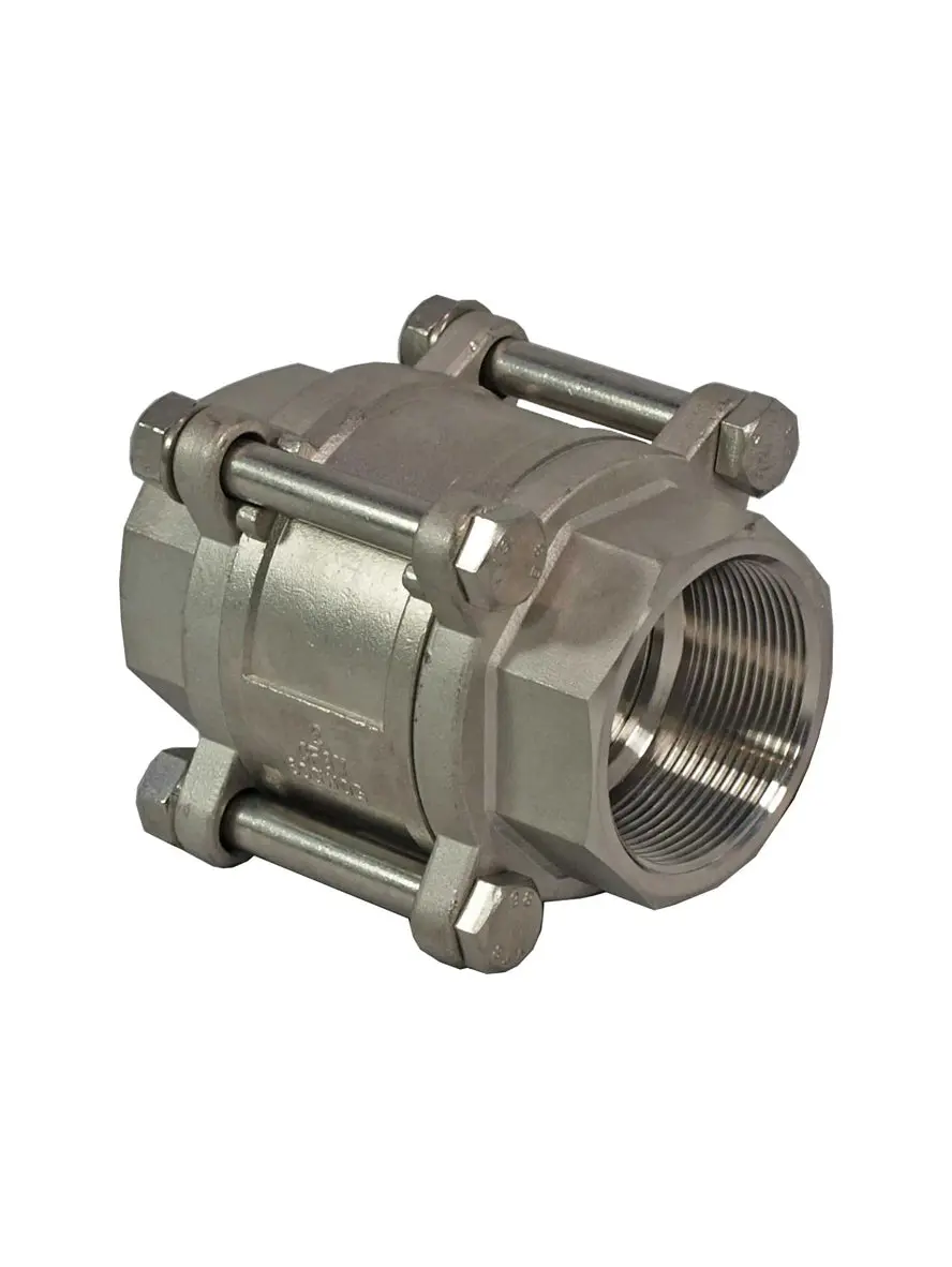 Petro Full Bore Spring Check Valve - 316 Ss, 3 Piece 1