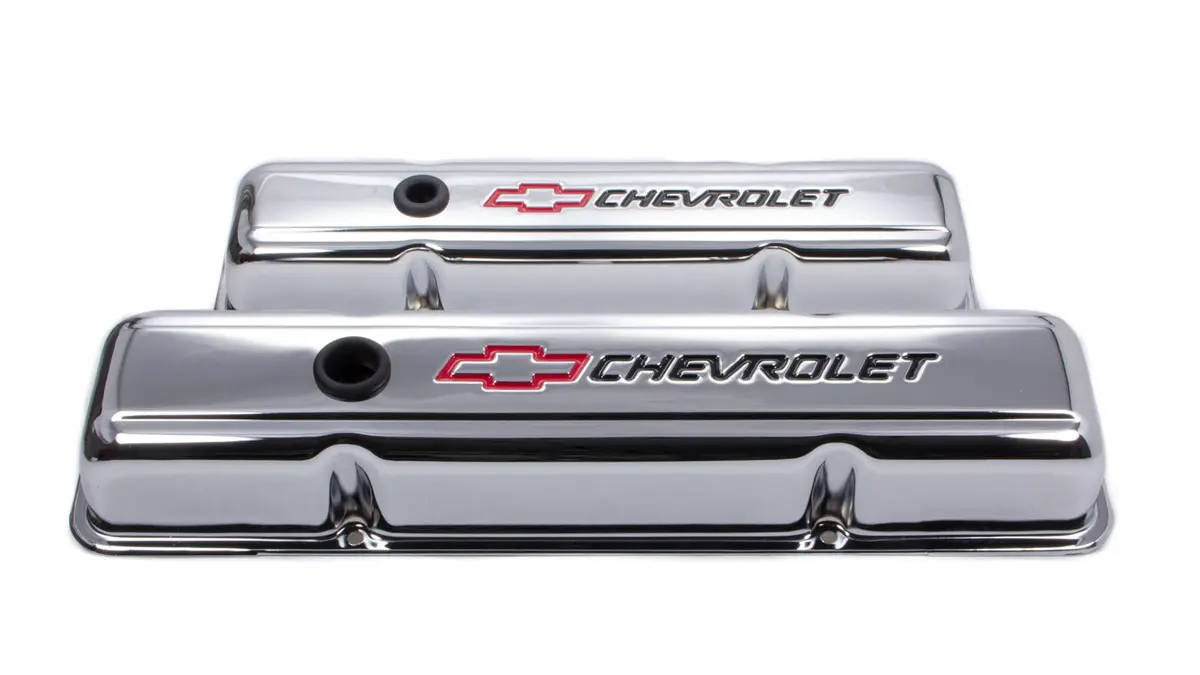 Sbc Chrome V/C Short W/ Baffle 1