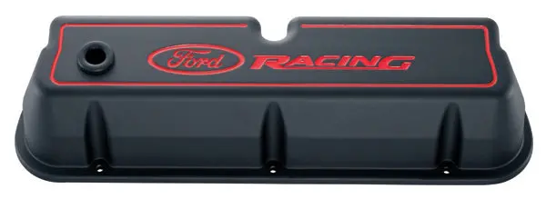 Proform Ford Racing Aluminum Valve Covers Blk Crinkle 1