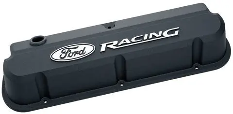 Proform Ford Racing Aluminum Valve Covers Blk Crinkle 1