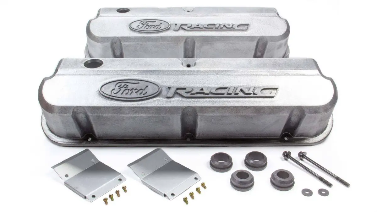 Proform Ford Racing Valve Covers Slant Edge Powdercoat 1