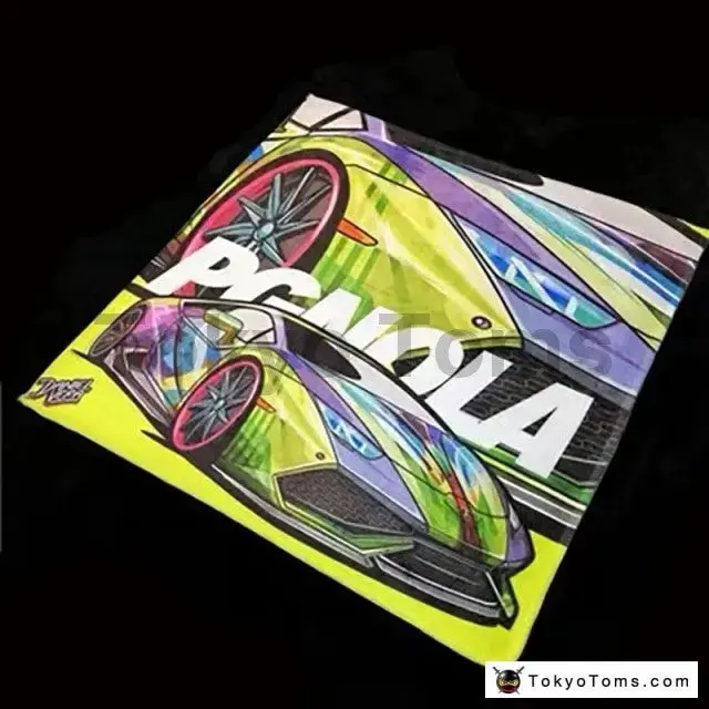 Pgnola Red Lip Rims Jdm Car Towel 35Cm X 35Cm 1