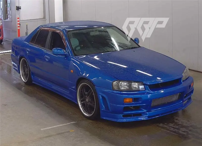 1998 Nissan Skyline R34 Gtt Sedan Bayside Blue 1