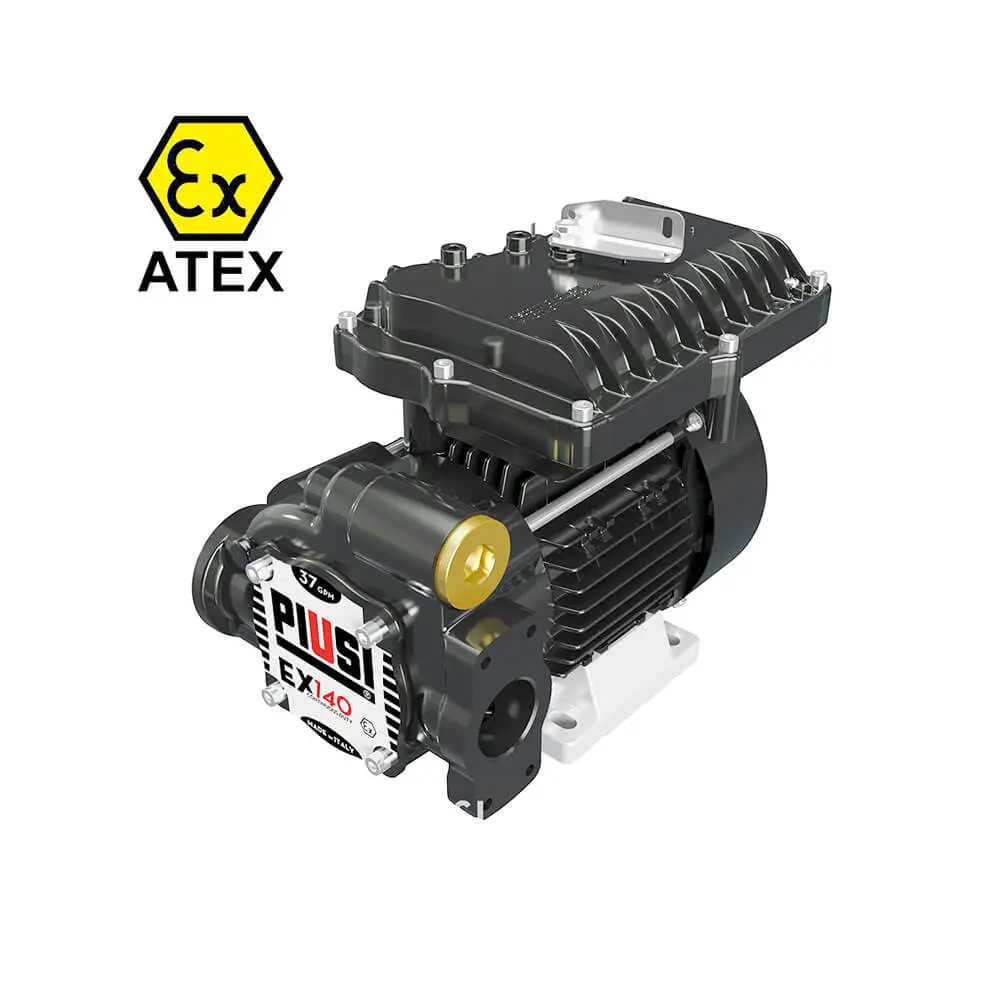 Piusi Ex140 High Flow Transfer Pump - Diesel And Gasoline 1