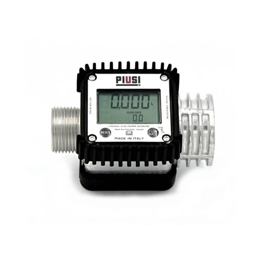 Piusi K24 Flow Meter Range 120Lpm Bsp 1"Bsp M/F 1