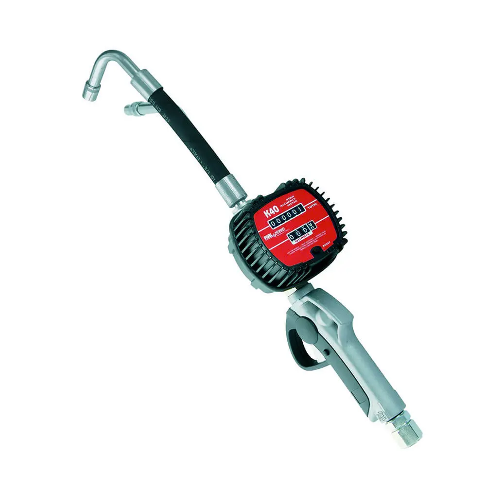 Piusi K40 Flex Oil Nozzle - Mechanical, Metered 1