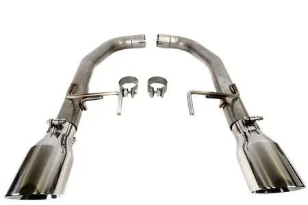 Plm 2.5" Dual Axle Back Exhaust Pipe Kit Mustang 2015 - 2017 V8 Gt 1