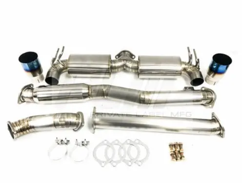 Open Box Plm Power Driven Titanium Exhaust - Evo X 08-15 V2 Mitsubishi Lancer Evolution X 1