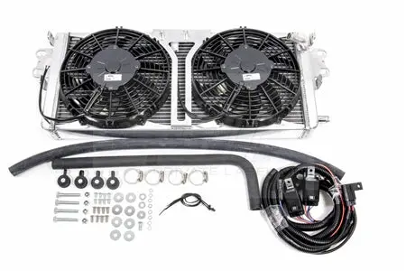 Plm Shelby Gt500 Heat Exchanger With Spal Fans & Wiring Harness 1