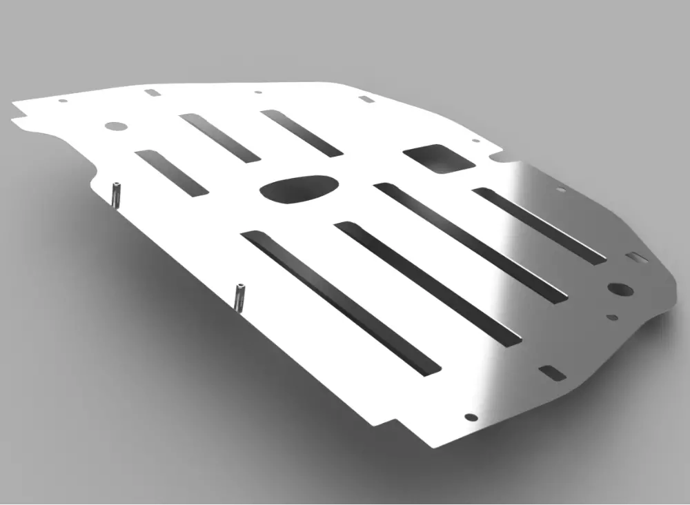 Plm Vented Engine Splash Guard Plate - 17-21 Civic Type R Fk8 1