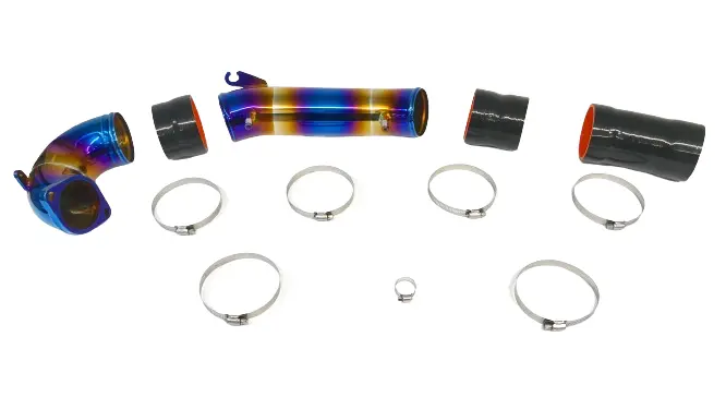 Plm Turbo Inlet Pipe Kit Stainless Burnt Blue - 2023+ Fl5 Civic Type R 1