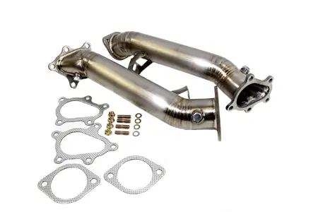 Private Label Mfg Power Driven Titanium Downpipe For Nissan Gt-R R35 Gtr 1