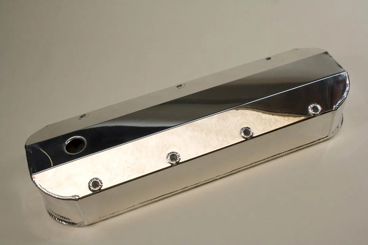Prw Ind Billet Rail Fab. V/C's - Bbc Tall Polished 1