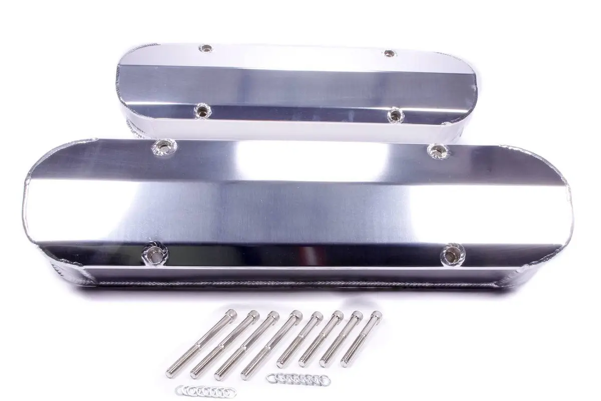 Prw Ind Billet Alm. Valve Covers Pontiac V8 301-455 1