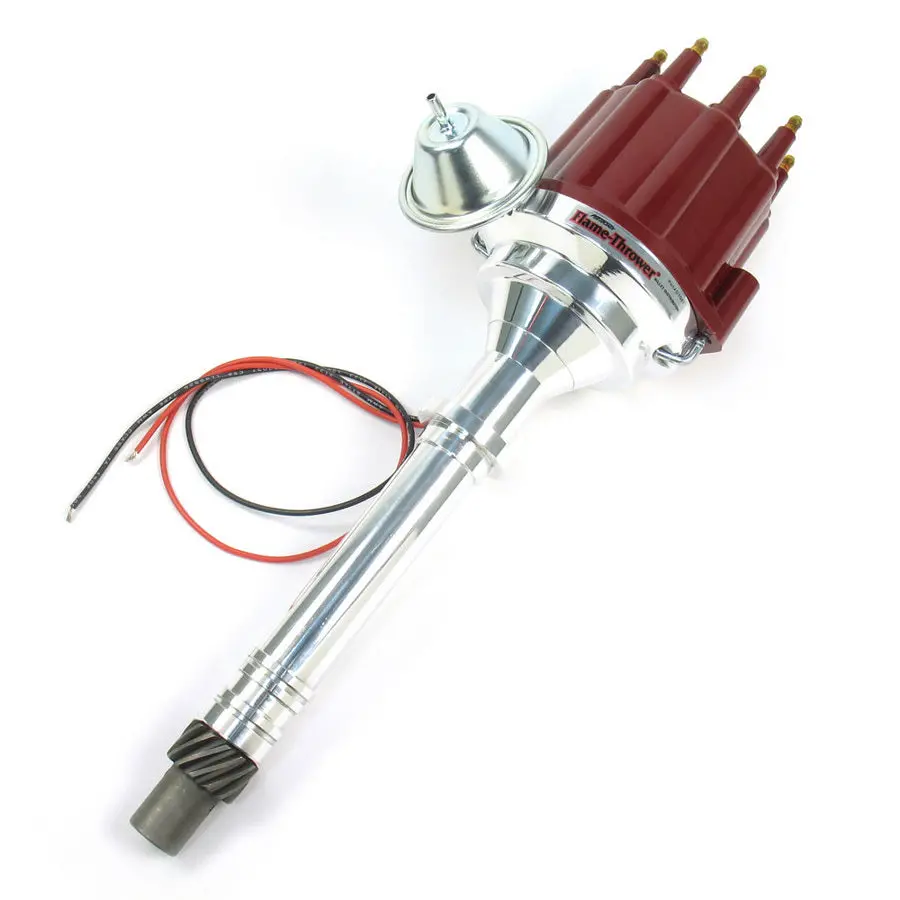 Chevy V8 Billet F/T Distributor W/Red Cap 1