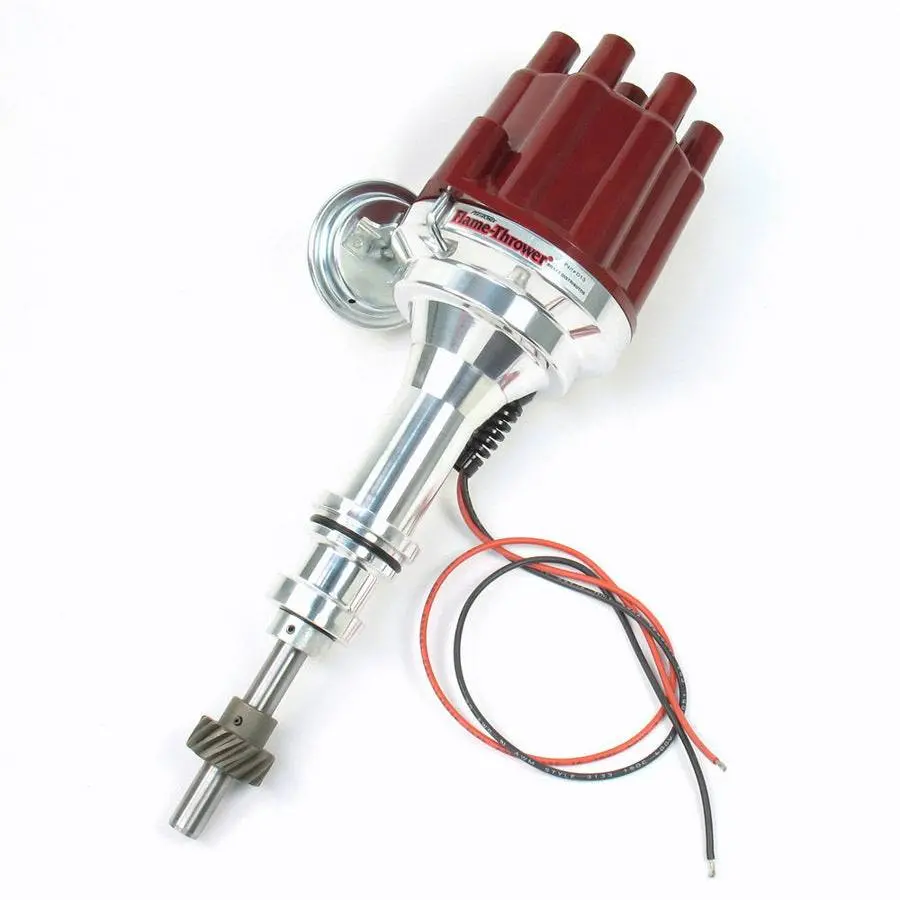 Sbf Billet Distributor W/Red Female Cap 1