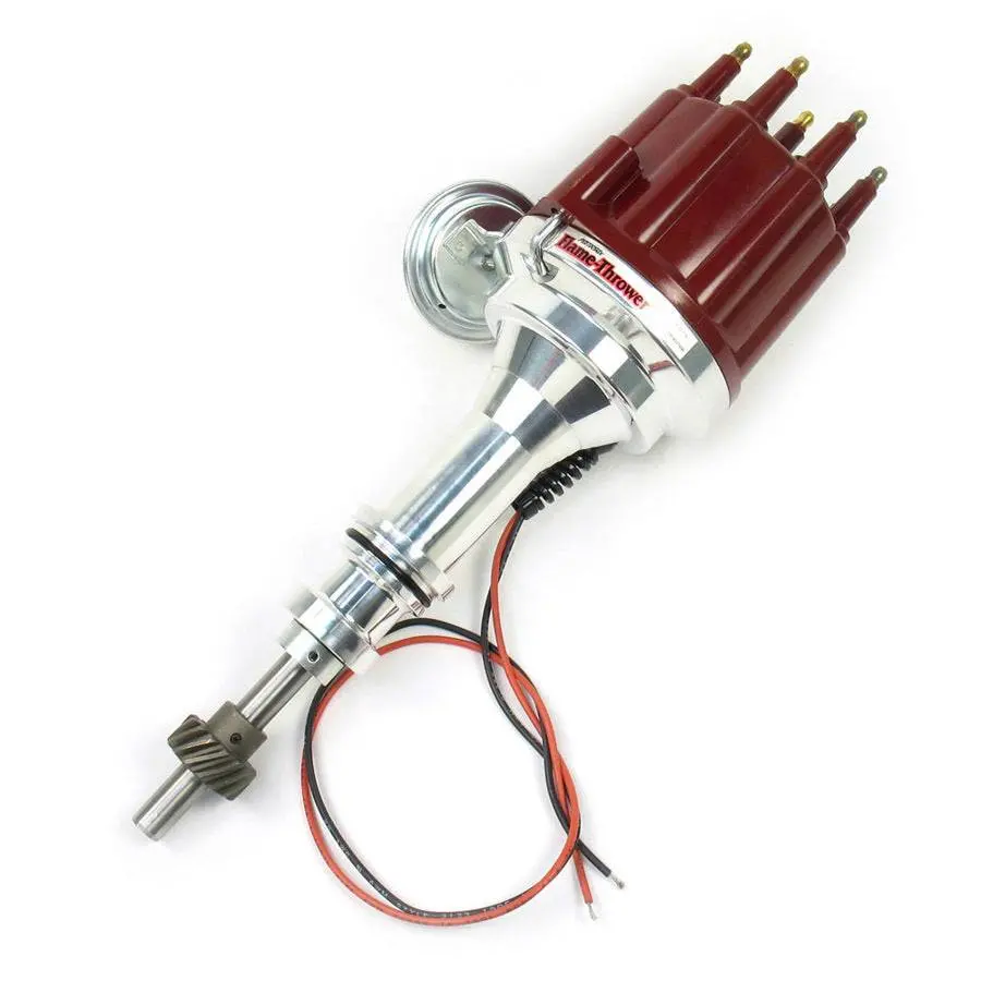 Sbf Billet Distributor W/Red Male Cap 1