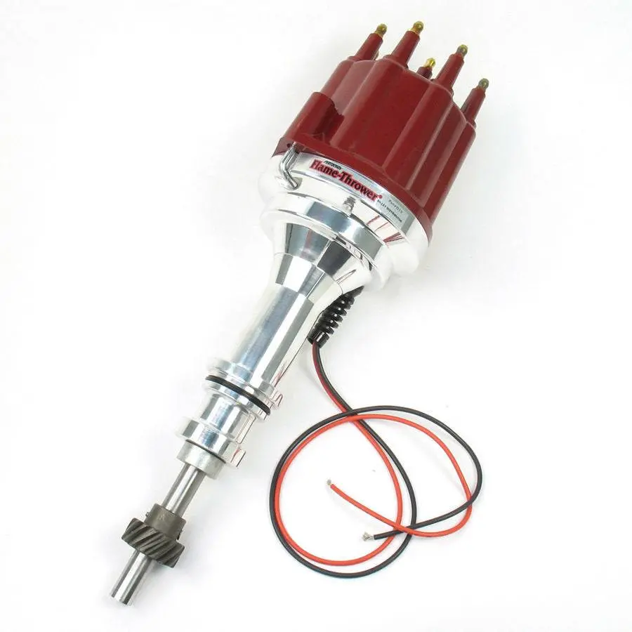 Sbf Billet Distributor W/Red Male Cap 1
