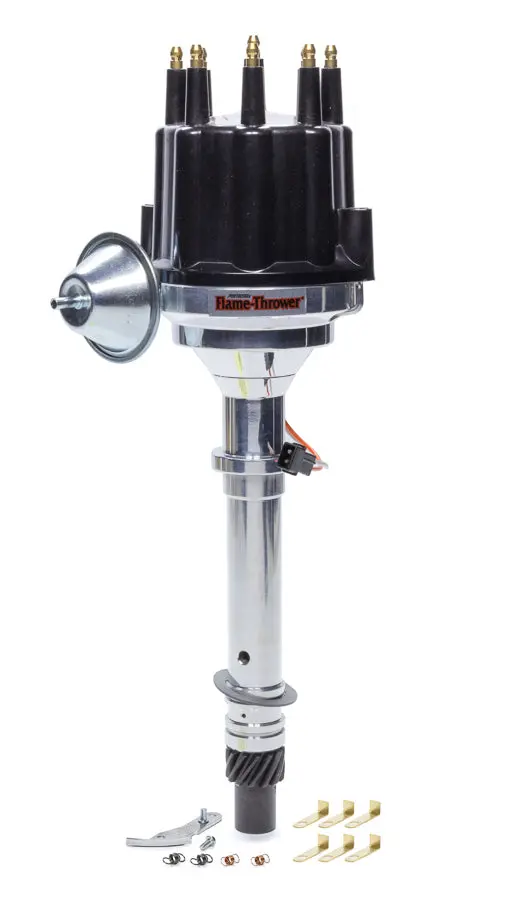 Billet Distributor Chevy V8 - Black Male Cap 1