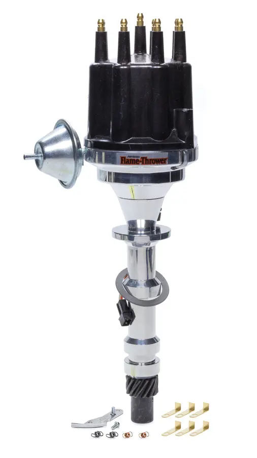 Billet Distributor Chevy 348/409 Black Male Cap 1