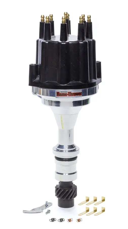 Billet Distributor Olds V8 - Black Male Cap 1