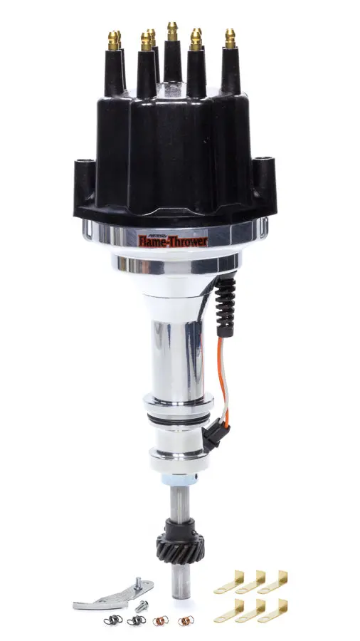 Billet Distributor Sbf 351W - Black Male Cap 1