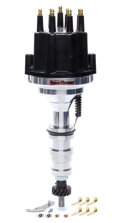 Billet Distributor Bbf Fe 332-428 Blk Male Cap 1