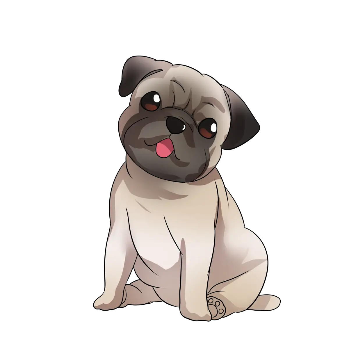 Pug (Coconut Scent) 1