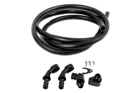 Precision Works Engine Oil Catch Can Fittings With Hose For Mercedes M156 Amg Engines 1