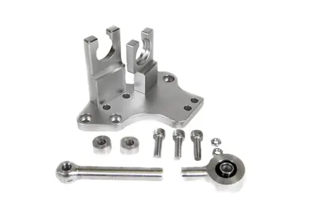 Precision Works Shifter Cable Transmission Bracket Honda H22 F20b 1