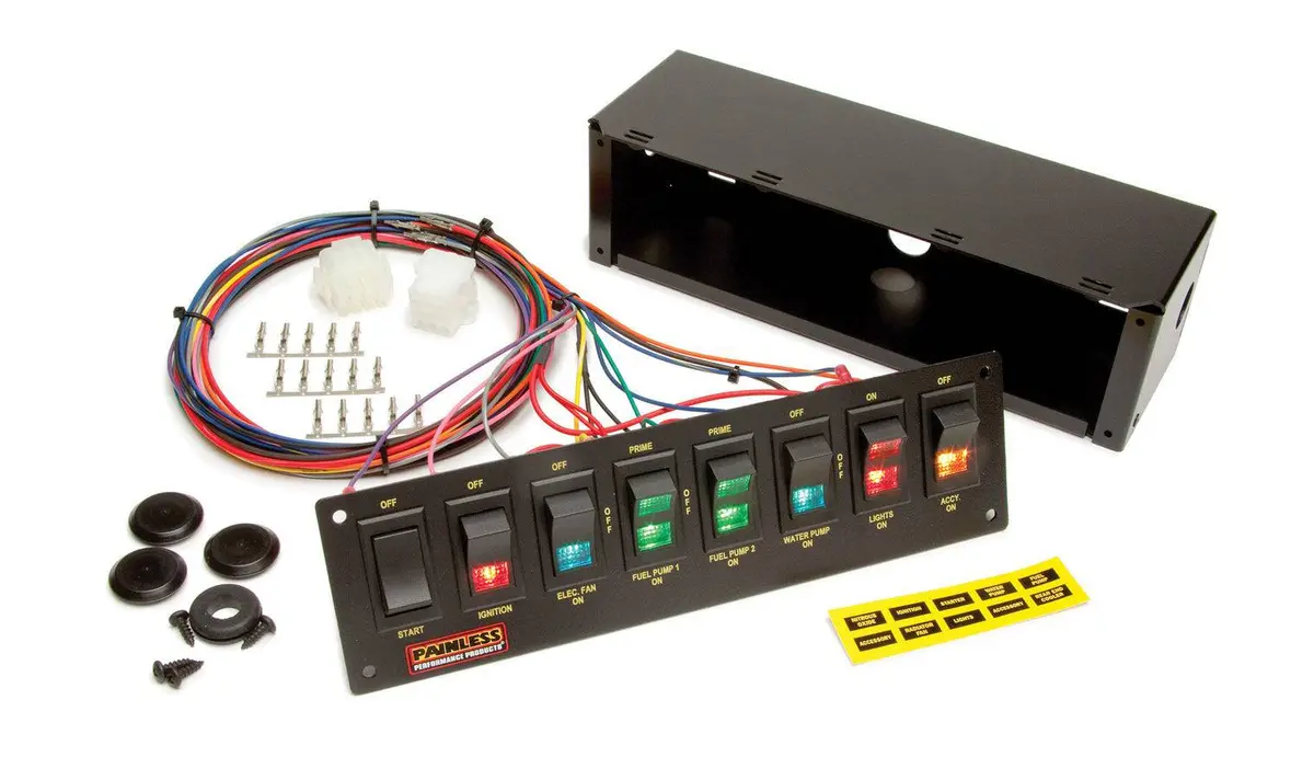 Painless 4 Switch Panel W/Harness 1