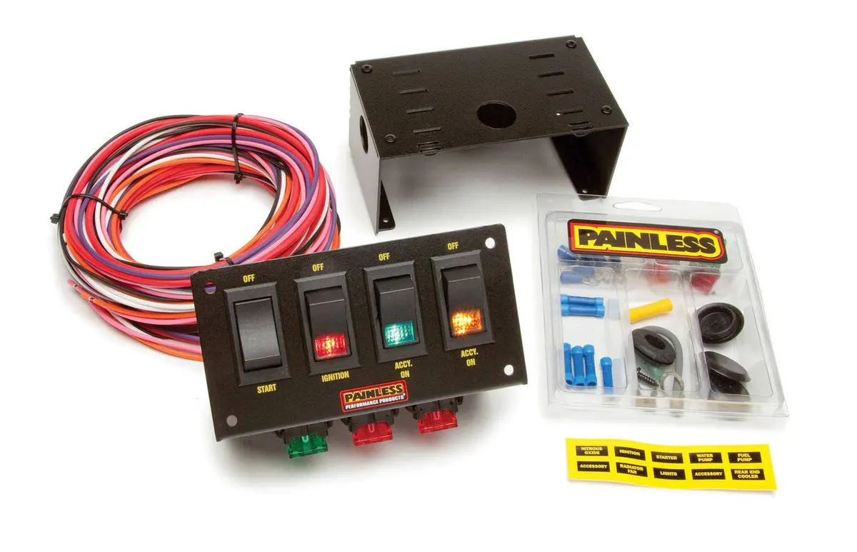 Painless 4 Switch Panel W/Harness 1