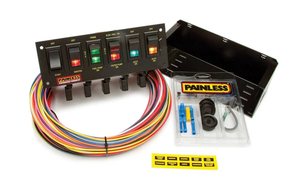 Painless 4 Switch Panel W/Harness 1