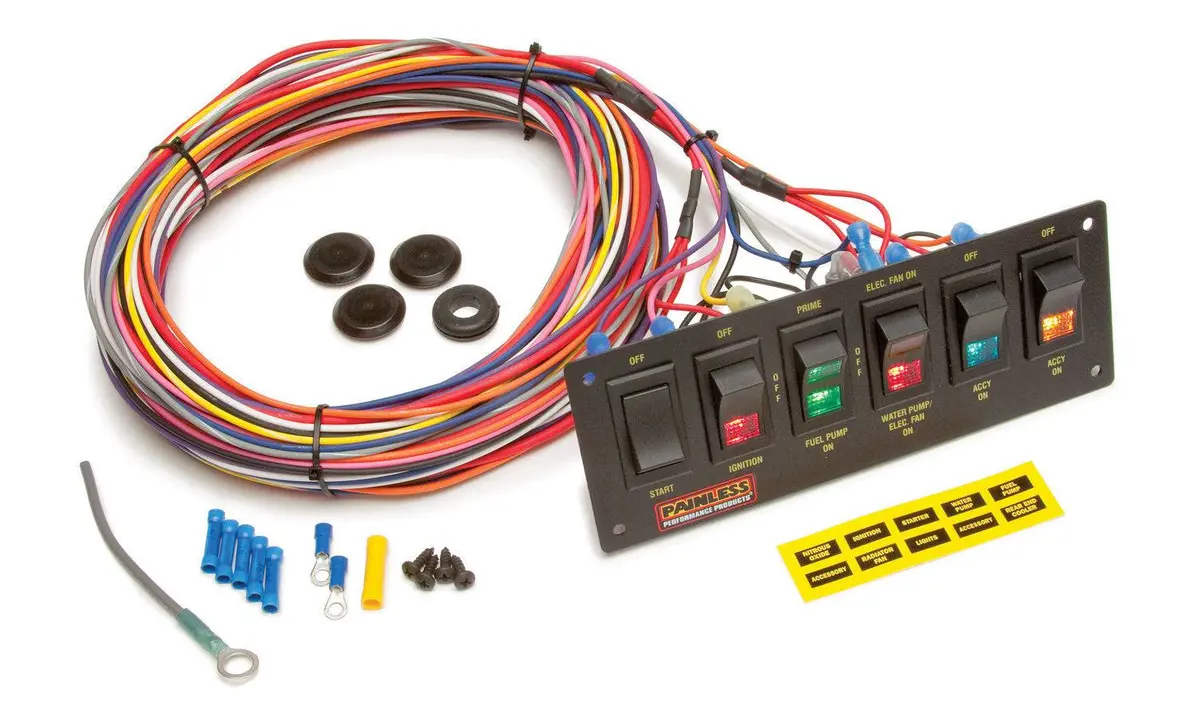 Painless 4 Switch Panel W/Harness 1