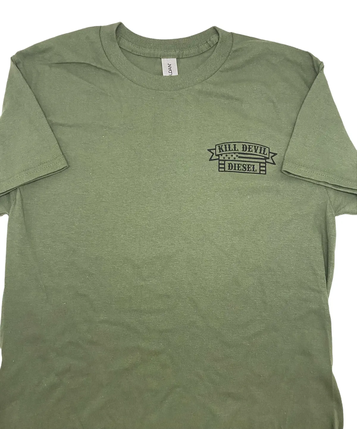 Olive Drab Icon Logo Tee Shirt 1