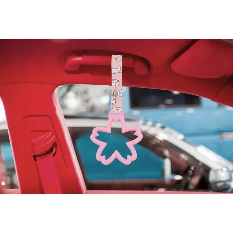 Pink Cat Sakura Blossom Strap Tsurikawa 1
