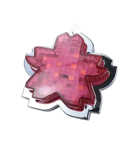 Pink Cherry Blossom Shape Side Marker Indicators (Pair) 1