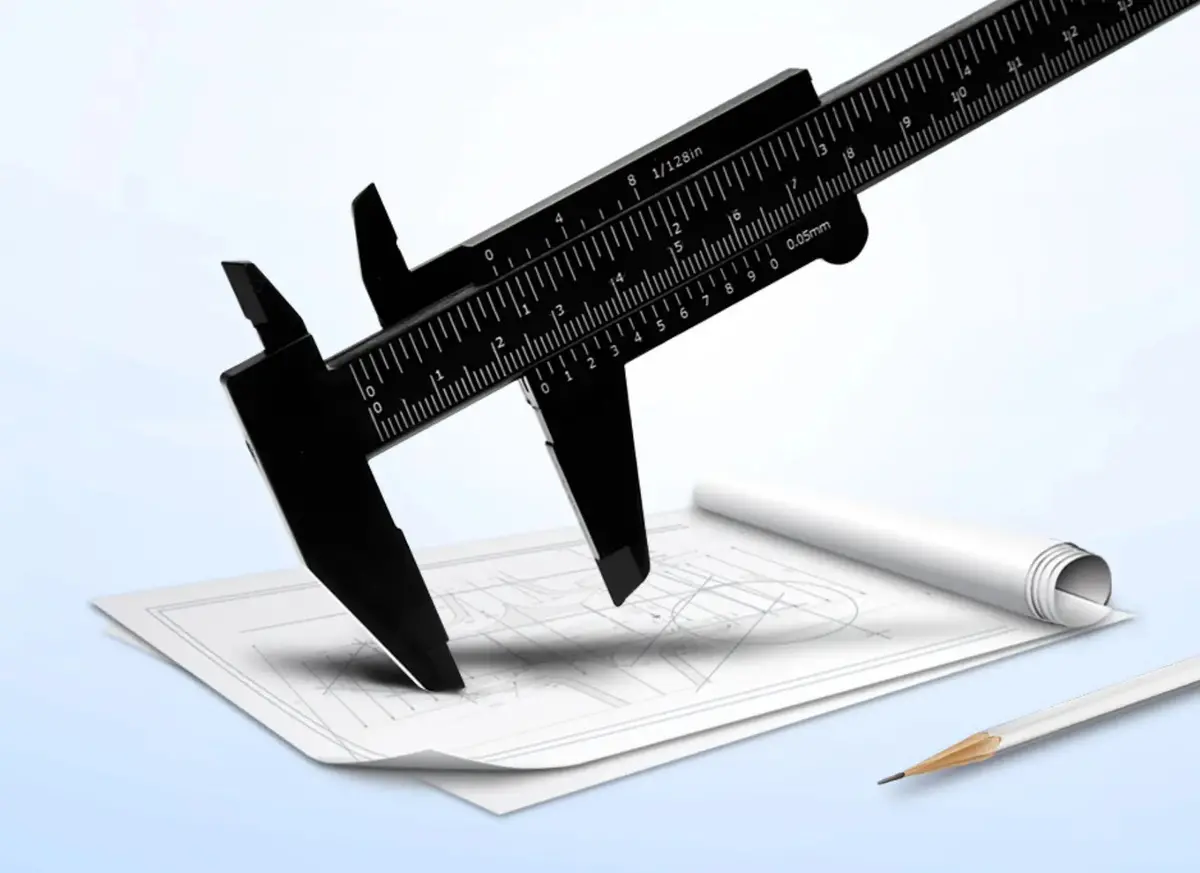 Plastic Caliper 0-150Mm Accurate 1