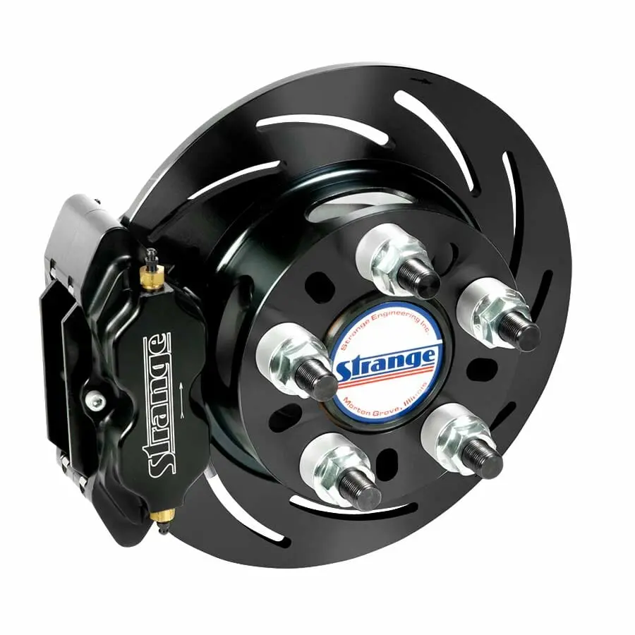 Str-B1706wc - Strange Engineering Pro Race Rear Brake Kit With One Piece Steel Rotor For New Style Big Ford Housing Ends 1
