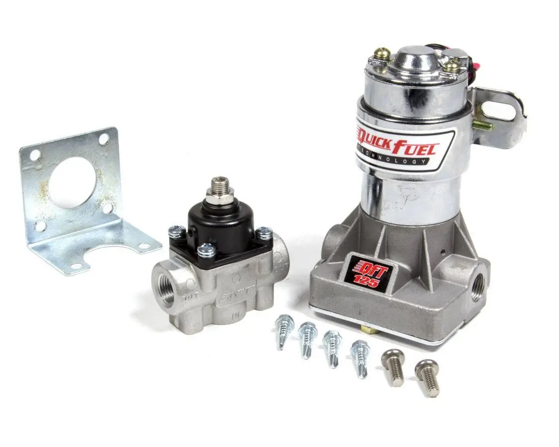 Quick Fuel 125 Gph Electric Fuel Pump + Regulator 400-750 Hp Rating 1