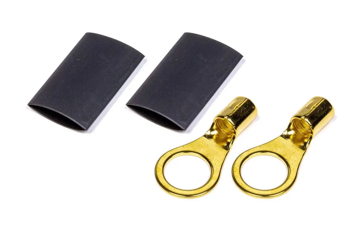 Ring Terminal 3/8 8-10 Ga. Pair W/Heat Shrink 1
