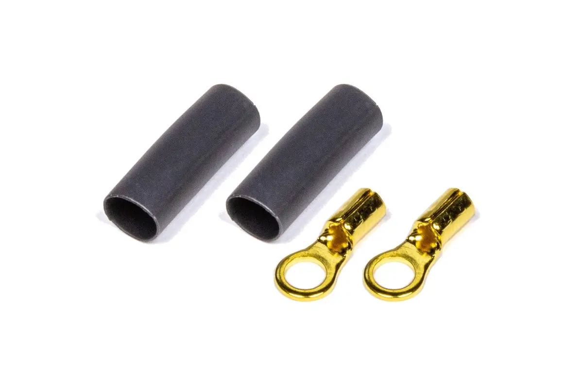 Ring Terminal #6 16-22 Ga. Pair W/Heat Shrink 1