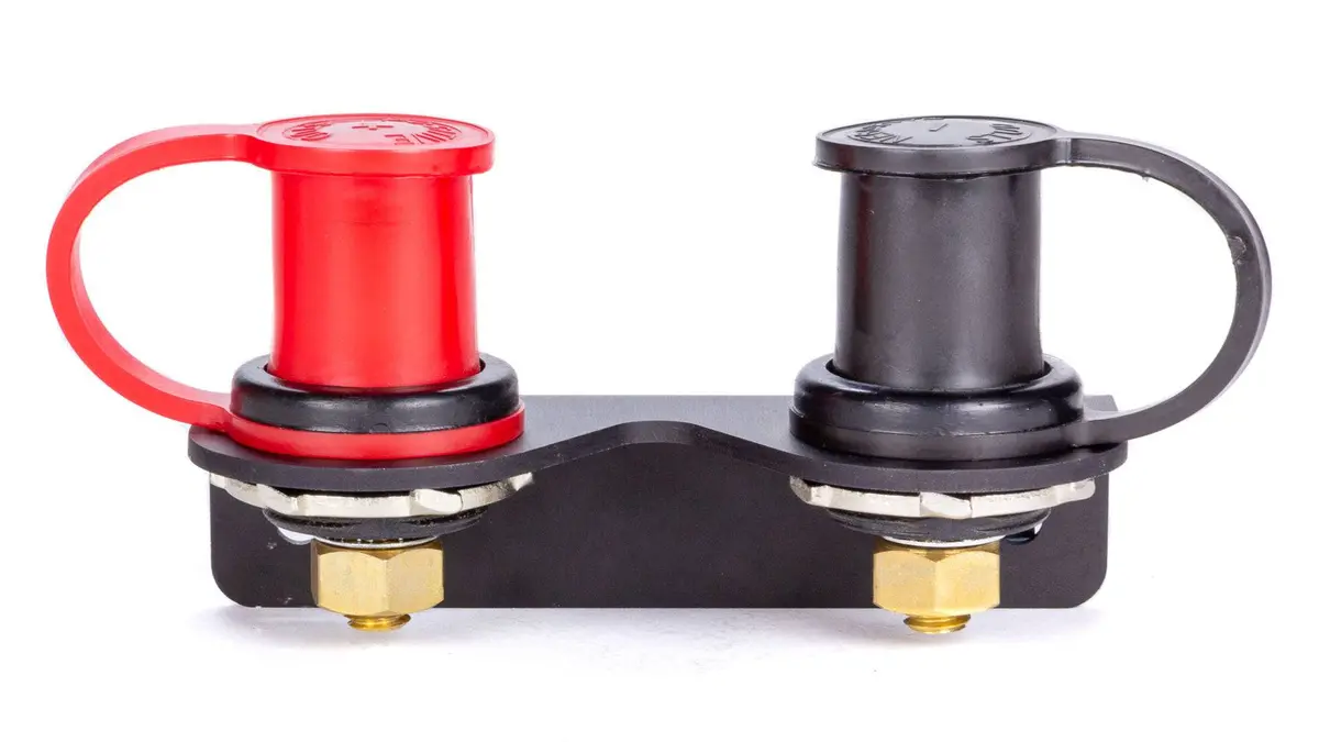 Battery Charging Posts Pair W/Bent Mnt Brkt 1