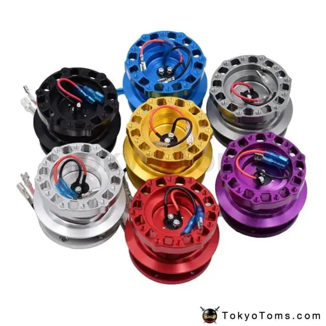 Quick Release Hub - 12 Bolts Car Steering Wheel Adapter Boss Kit 1