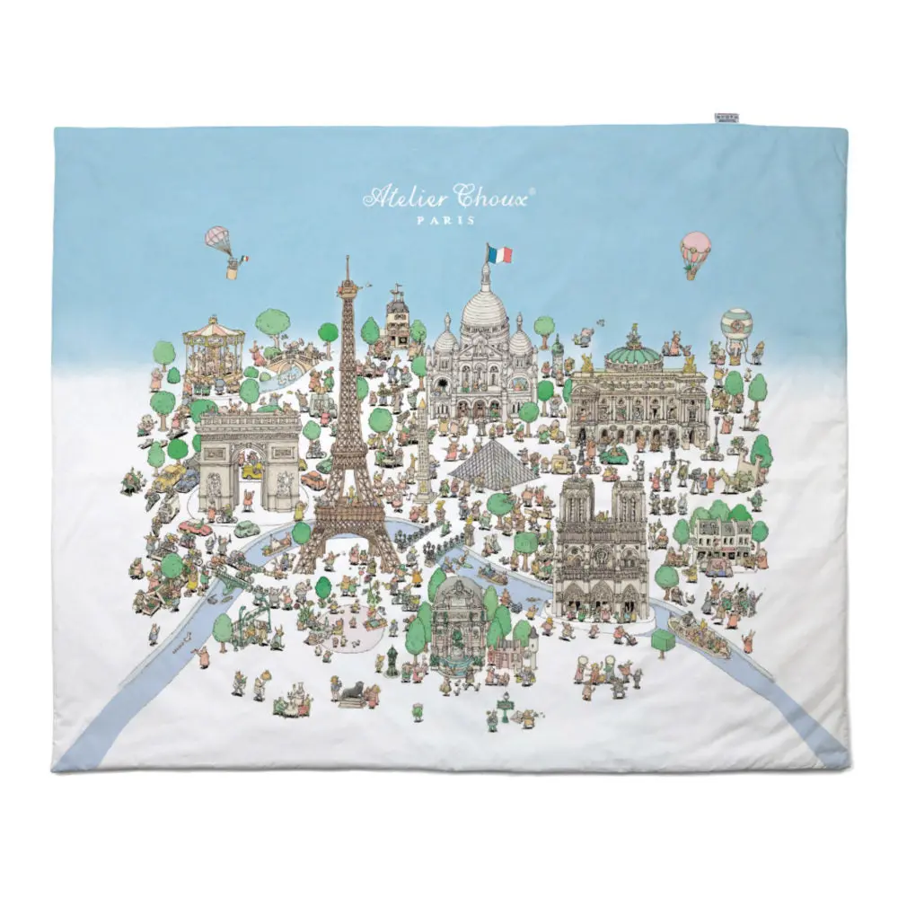 Reversible Quilt - Paris/Carousel 1