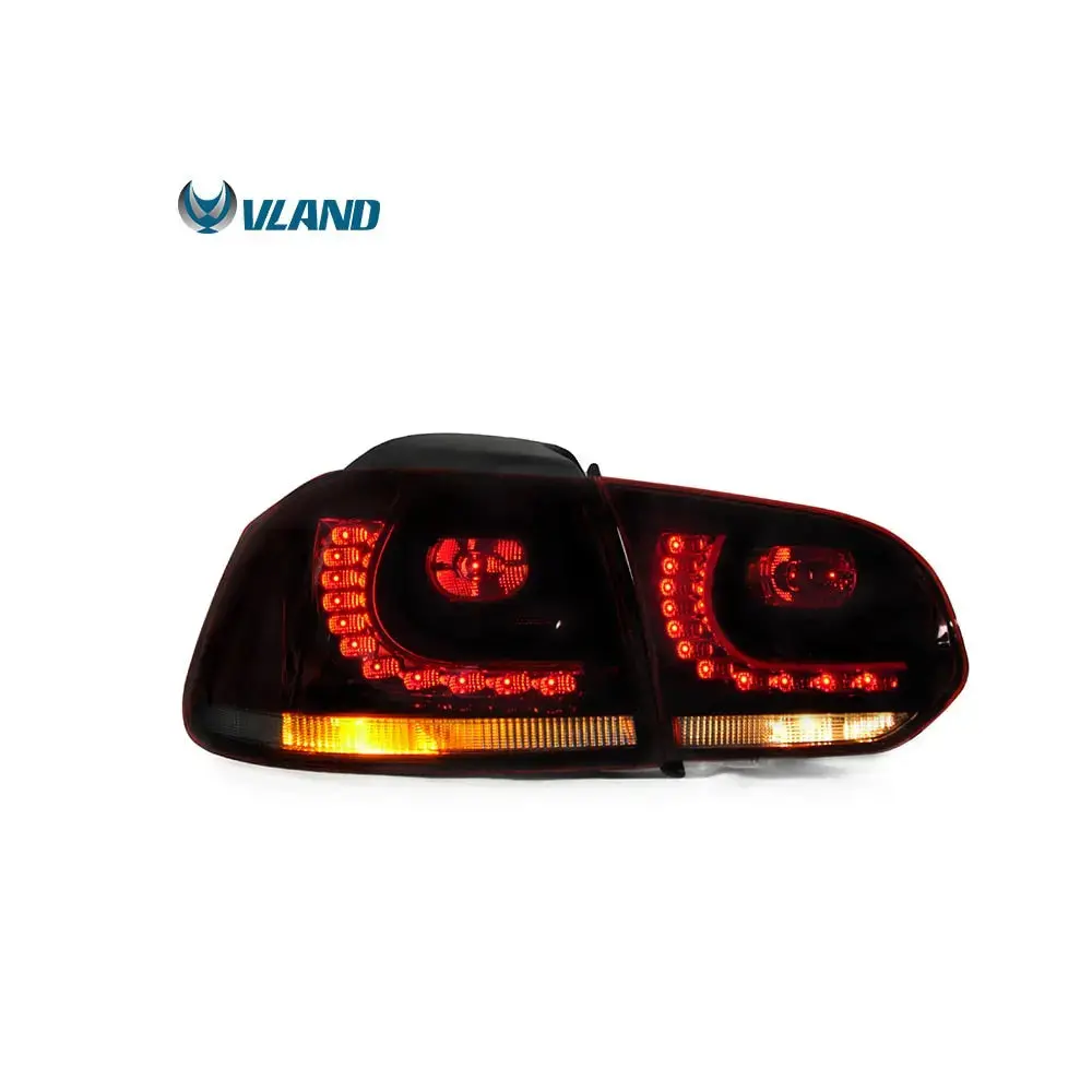 Vland New Style Taillights For Vw Golf6/Mk6/R20 2008-2013 Led Tail Light With Squential Rear Lamp Assembly 1