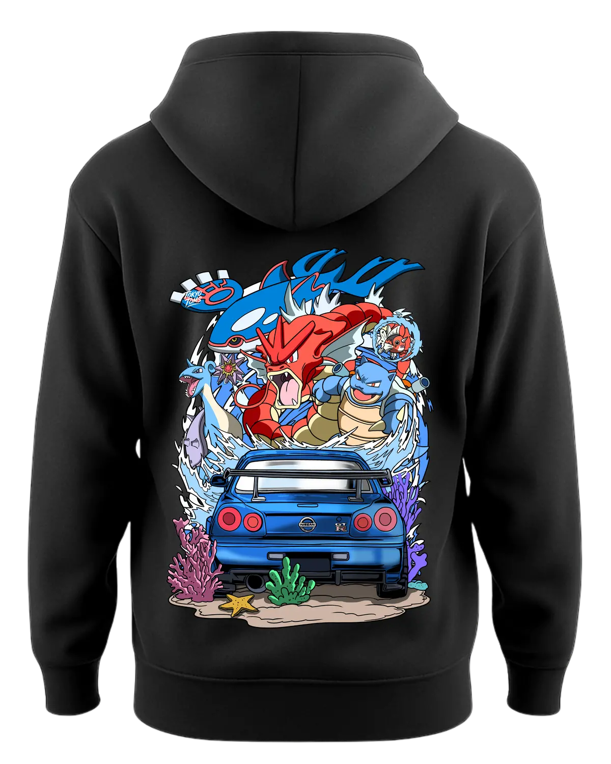 Nissan Skyline Gt-R R34 Aqua Attack Series Hoodie 1