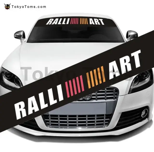 Rallyart Racing Decals Window Banner 1