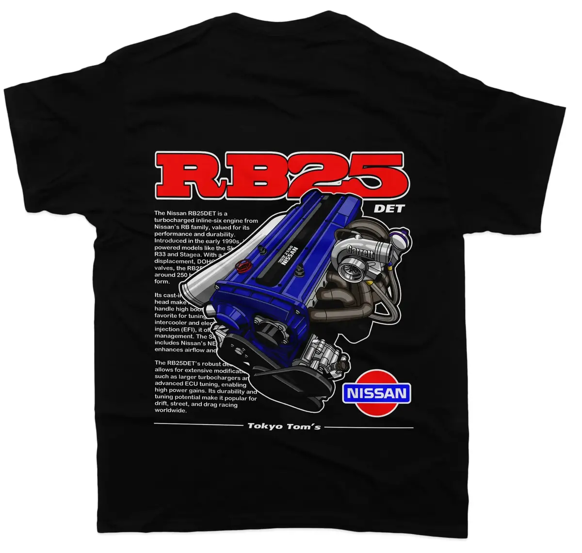 Rb25 Det Nissan T-Shirt - Unisex - Car Enthusiast - Drifting Drag Jdm 1