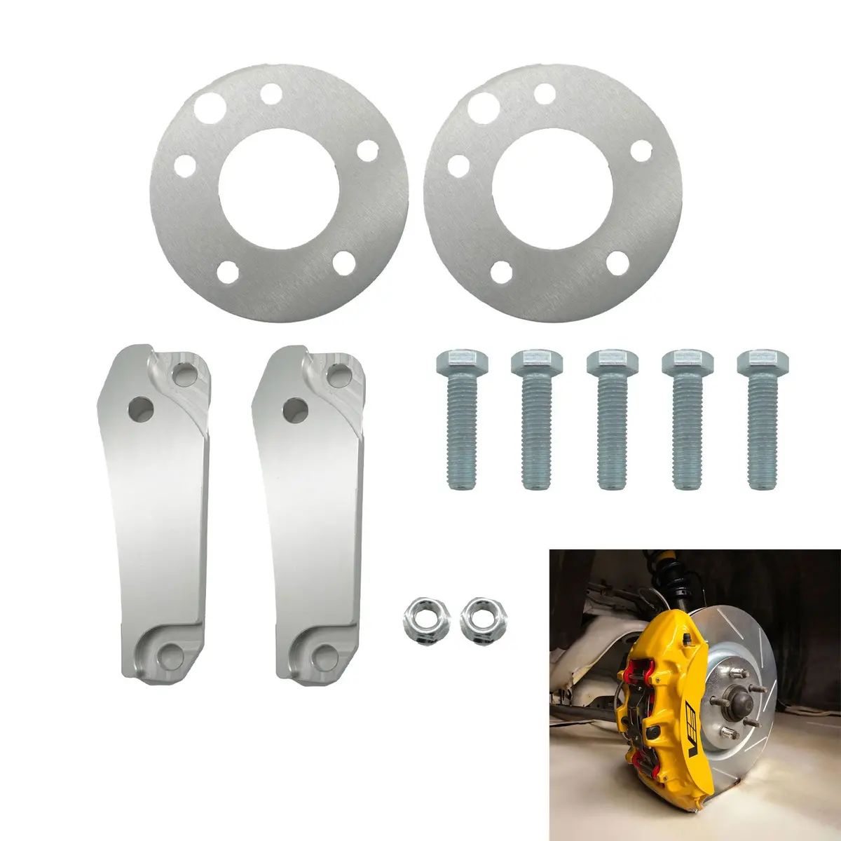 Rear Only Cts-V Brake Caliper Adapter Kit For Mk4 Supra/Sc Chassis Sc300 Sc400 1